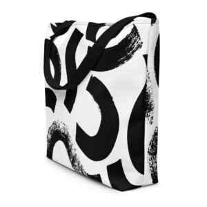 All-Over Print Large Tote Bag ZEBRIANC